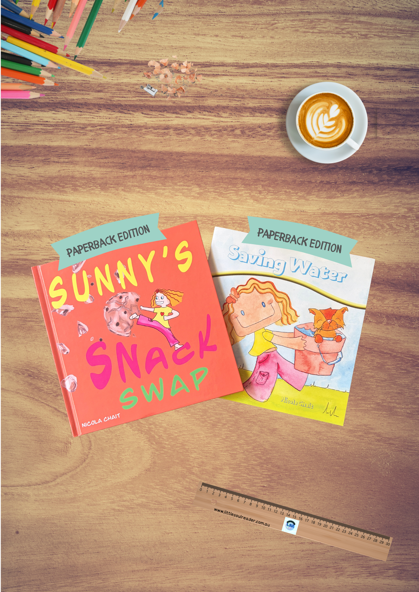 Sunny's Snack Swap & Saving Water Paperback (Bundle)