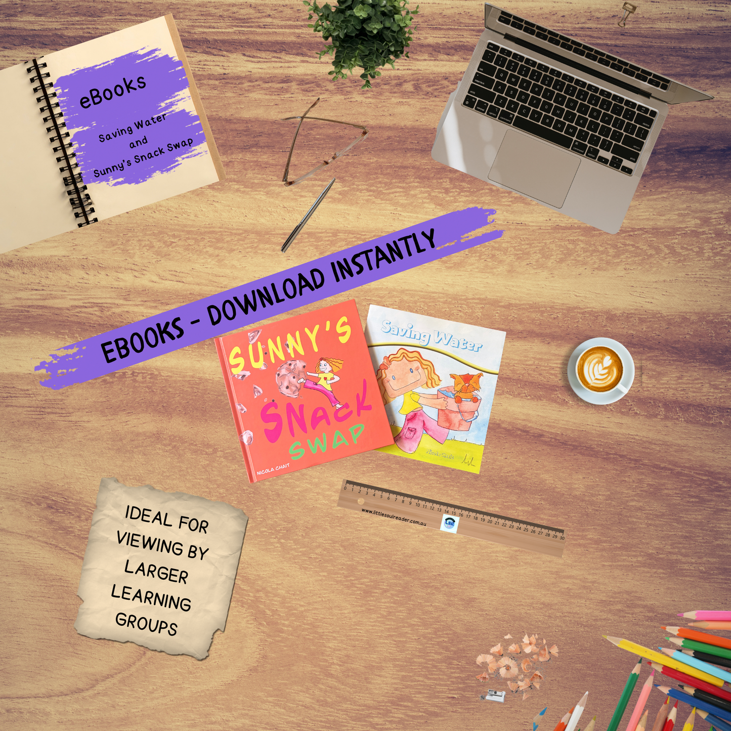 Sunny’s Snack Swap eBook + Saving Water eBook (Bundle)
